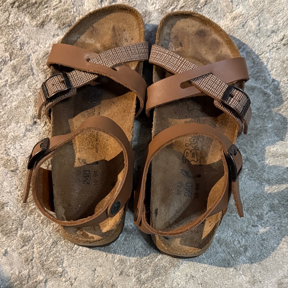 Birkenstock Brown Strappy Sandals
